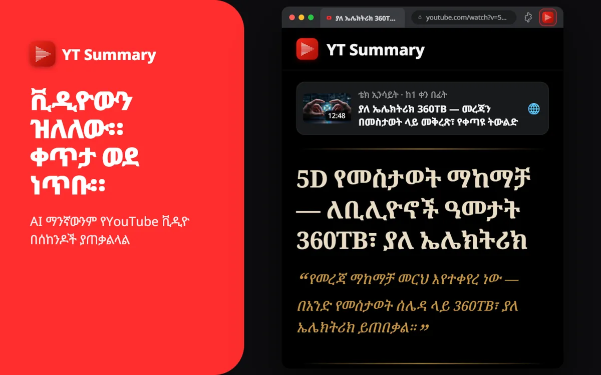 ቪዲዮዎች ረጅም ናቸው። ጊዜህ ግን ውድ ነው።