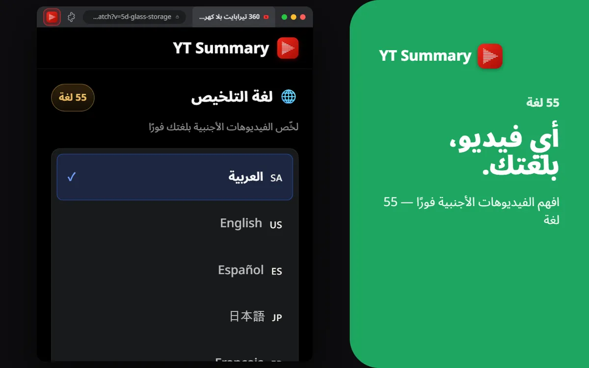 55 لغة