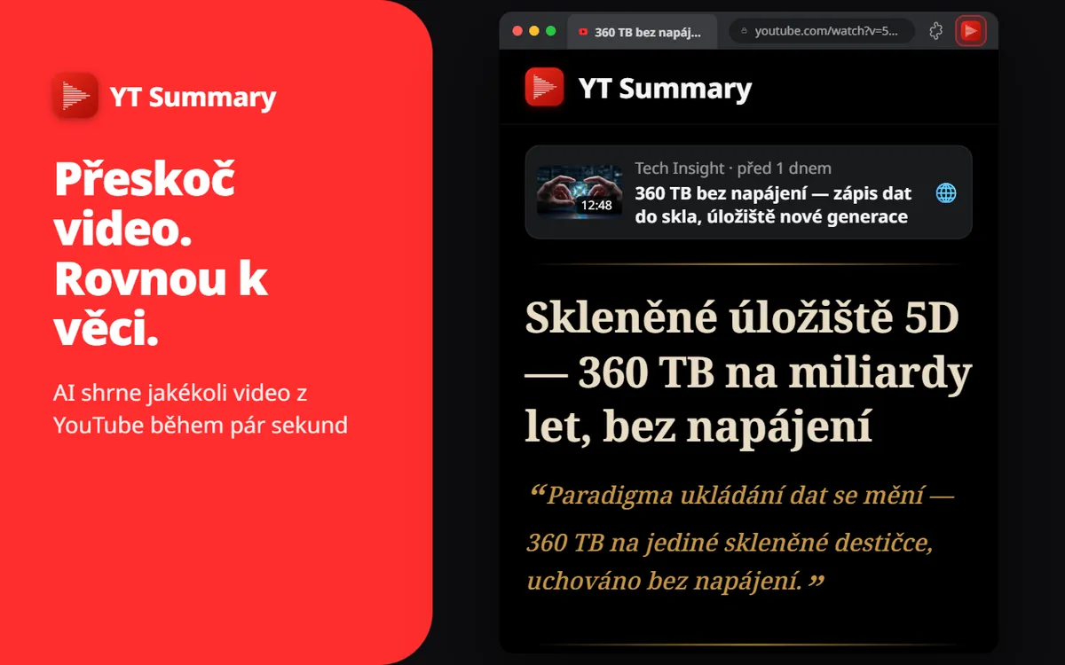 Videa jsou dlouhá. Tvůj čas vzácný.