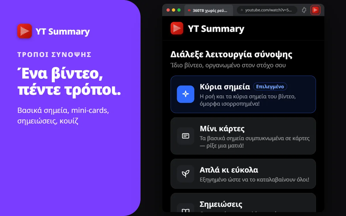 5 λειτουργίες