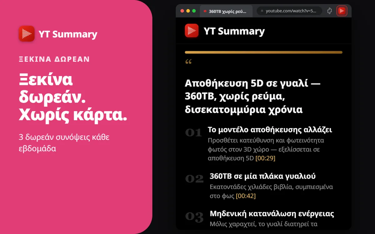 Ξεκίνα δωρεάν