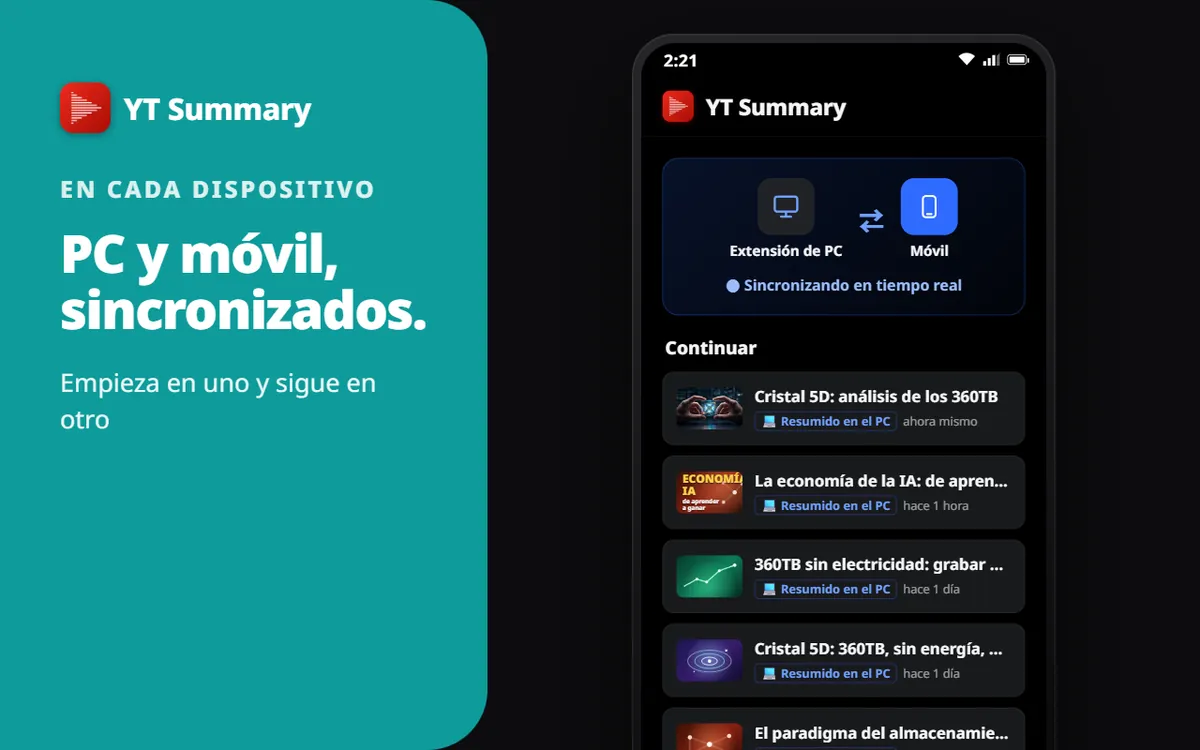 PC · Móvil