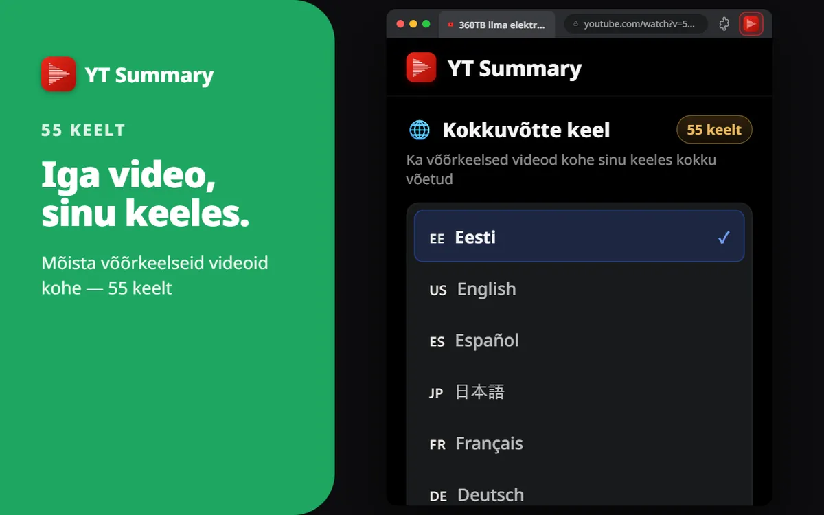 55 keelt