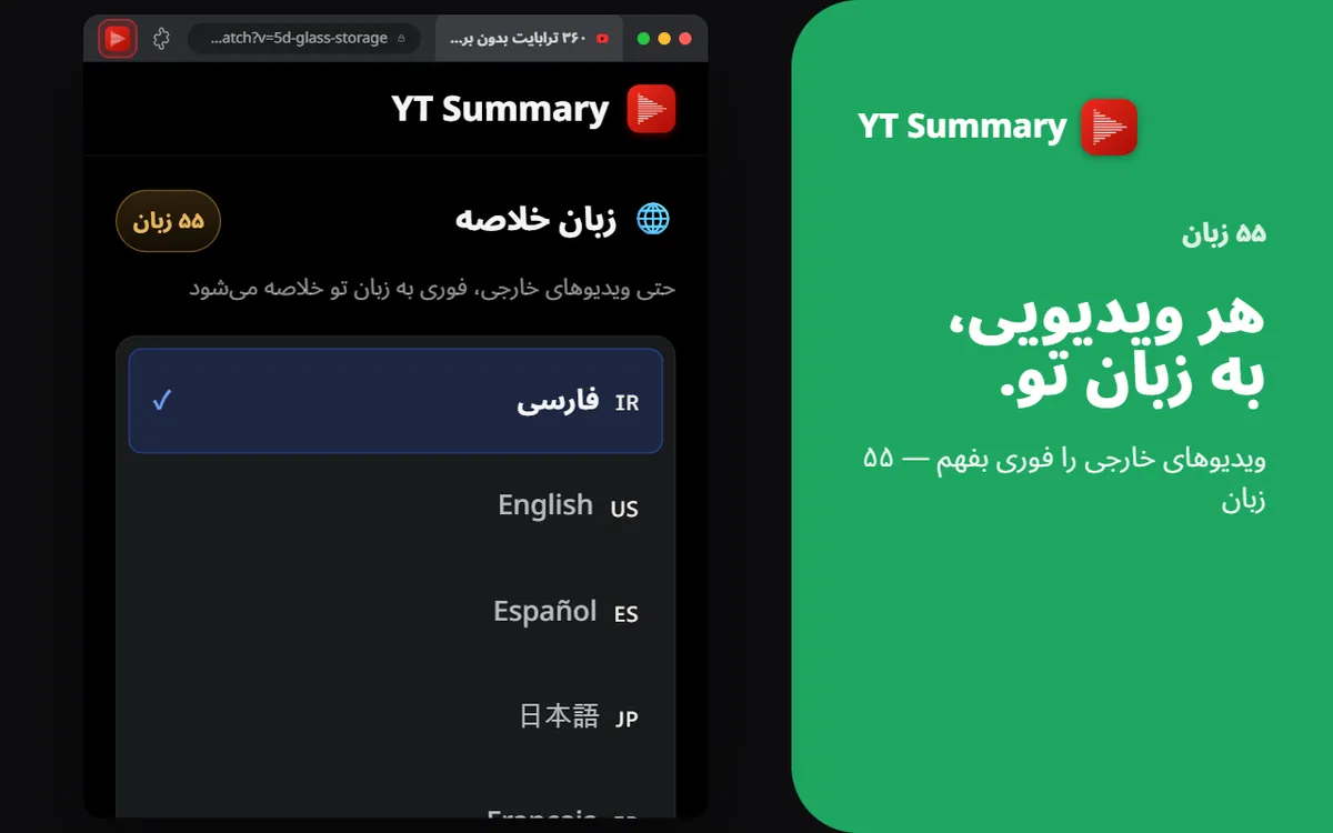 ۵۵ زبان