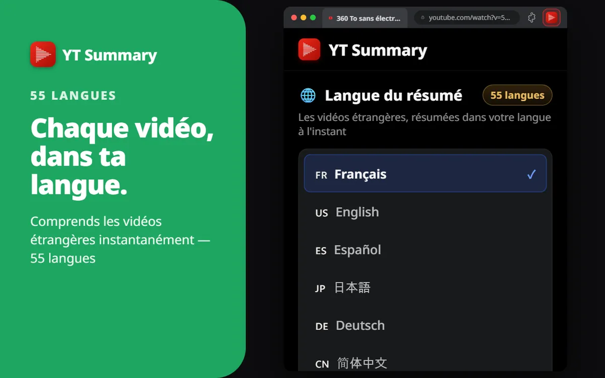 55 langues