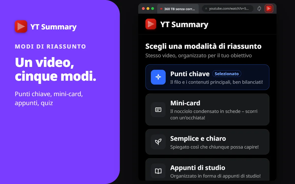 5 modalità