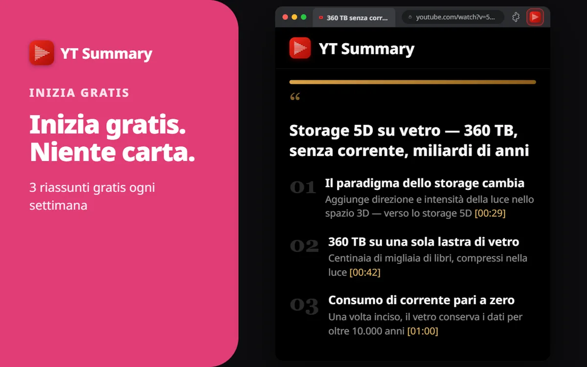 Inizia gratis