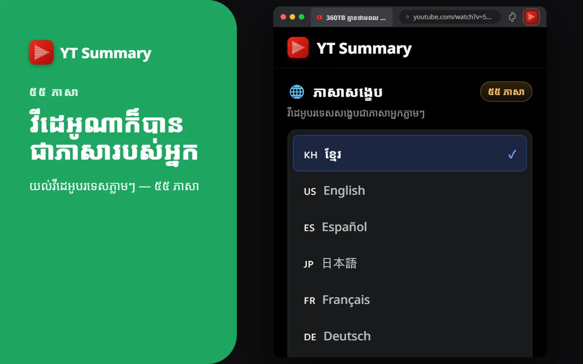 55 ភាសា