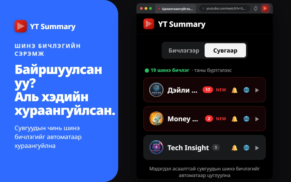 Шинэ видео