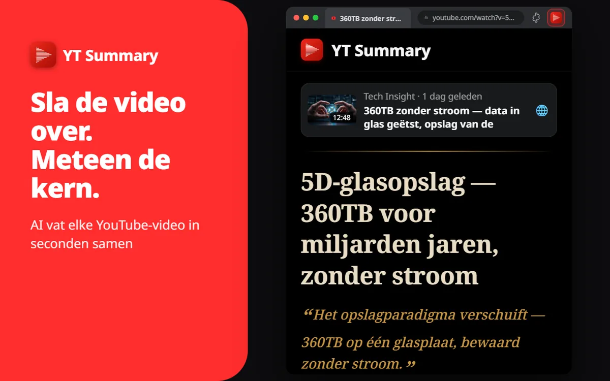 Video's zijn lang. Jouw tijd is kostbaar.