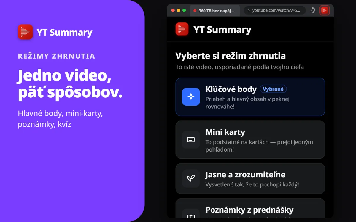 5 režimov