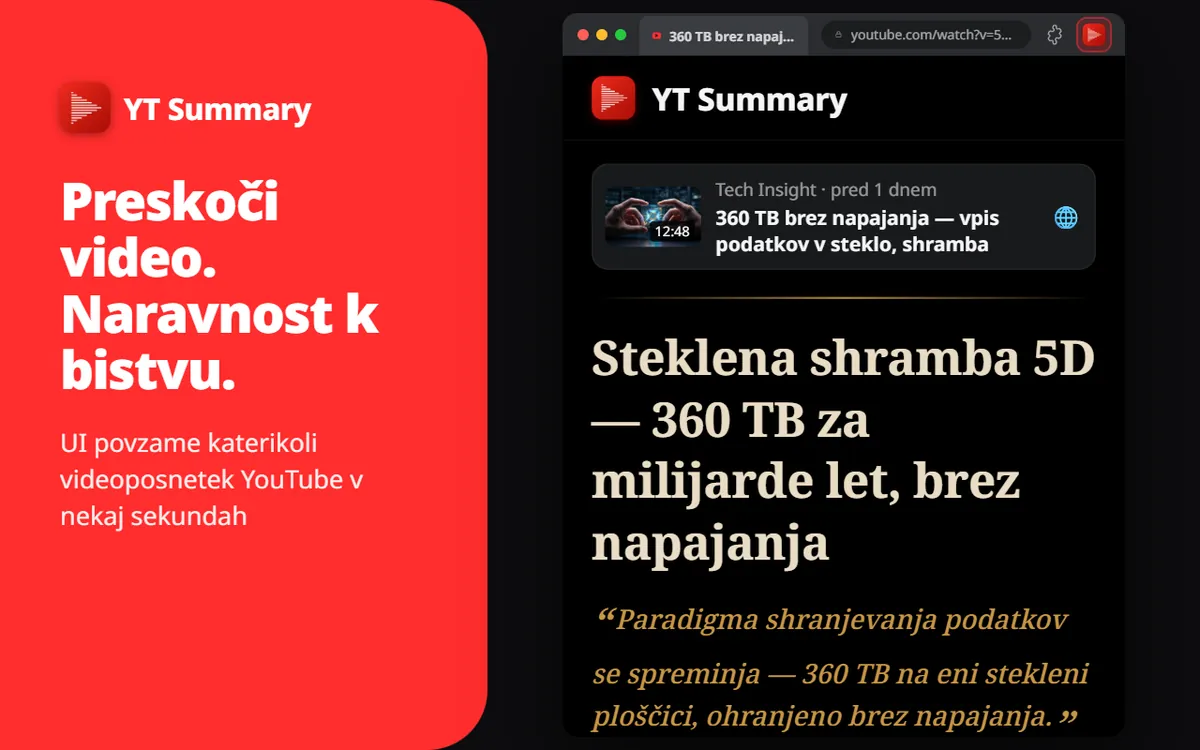 Videi so dolgi. Tvoj čas dragocen.