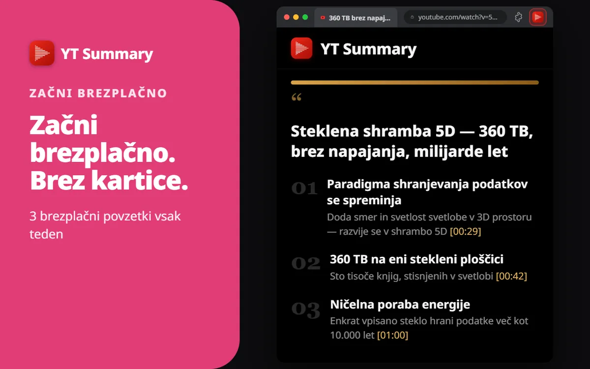Začni brezplačno
