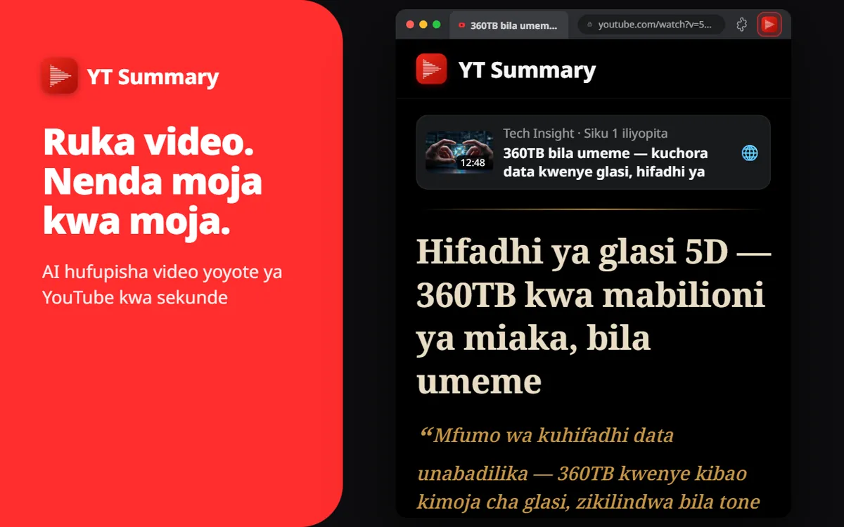 Video ni ndefu. Muda wako wa thamani.