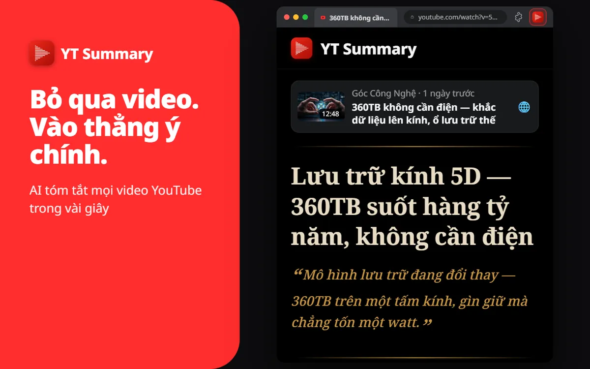 Video thì dài. Thời gian thì quý giá.