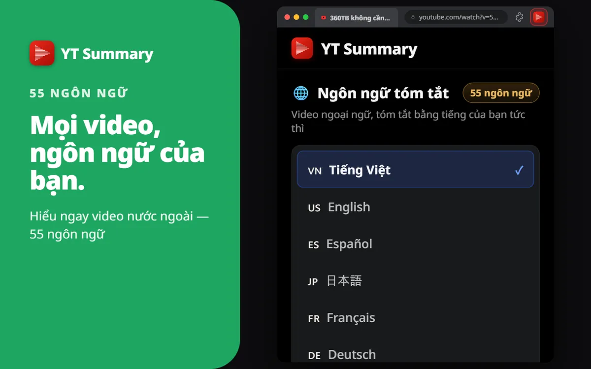 55 ngôn ngữ